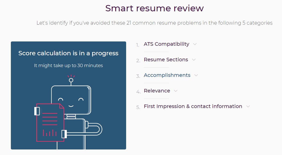 Smart CV review in Skillroads