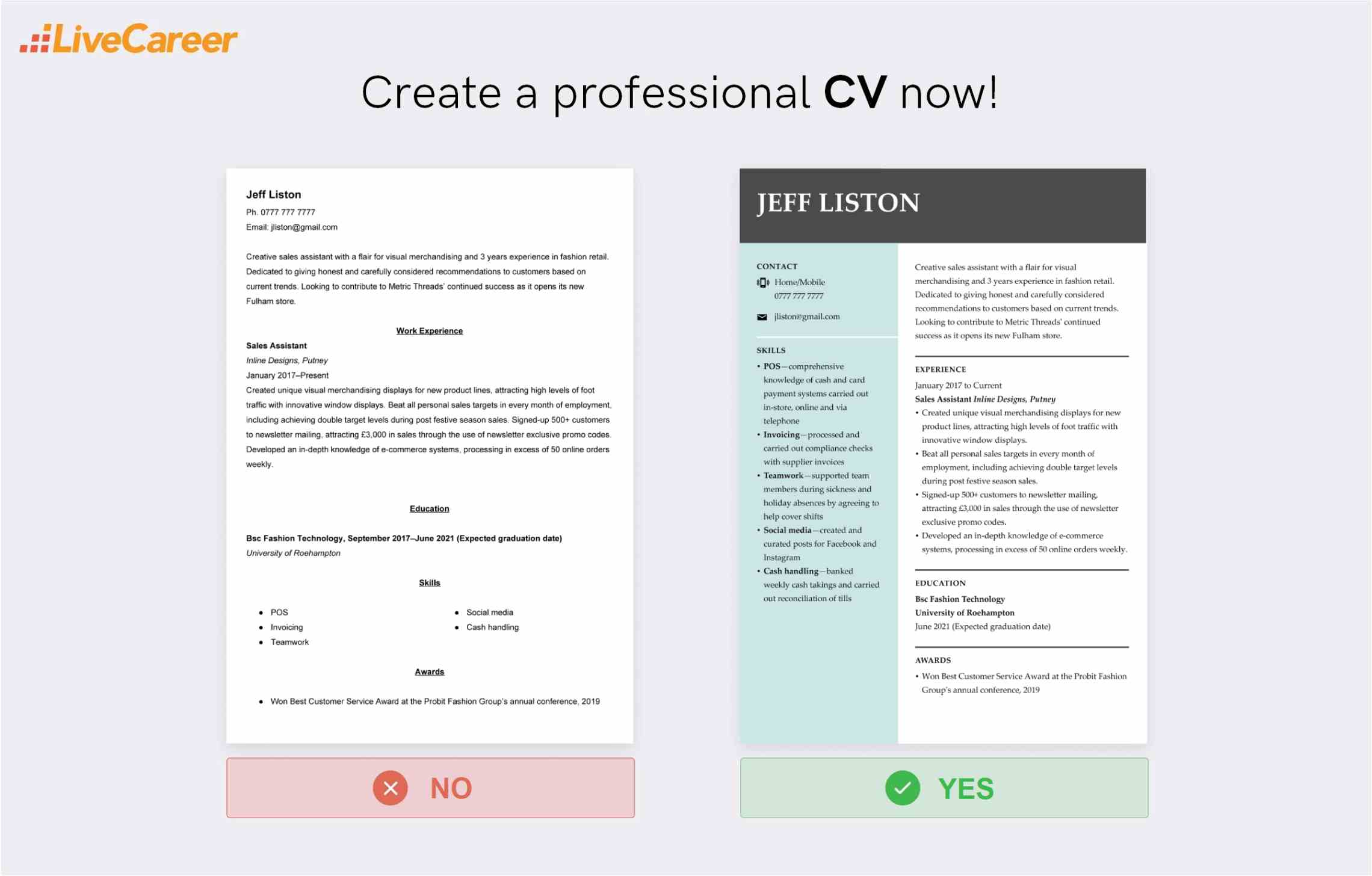 25 of the Best CV Templates for 25