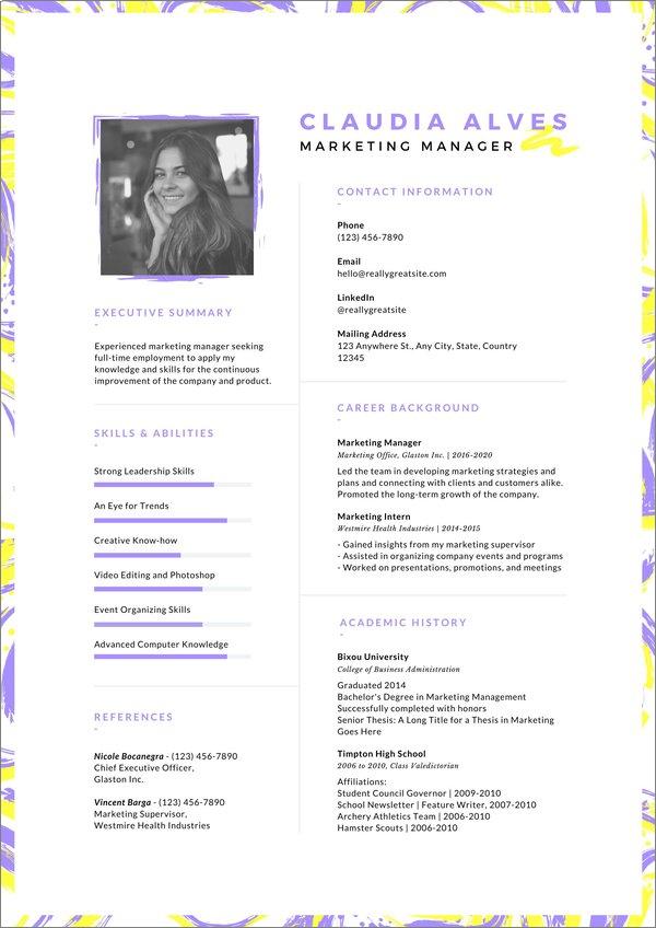 canva cv