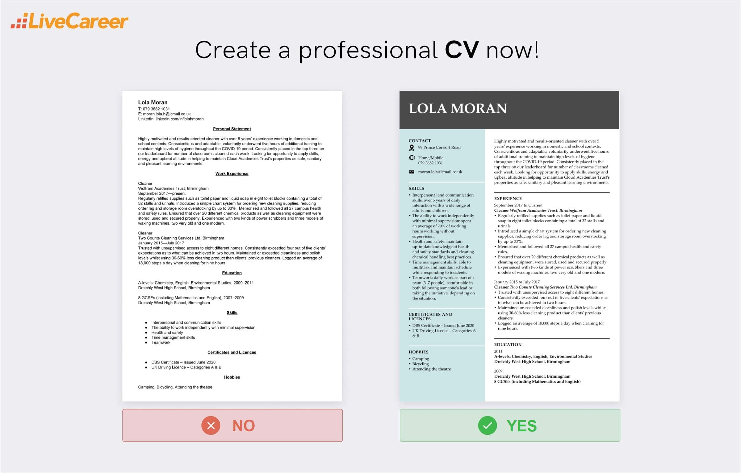 Cleaner CV: Example and How to Write (10+ Tips)
