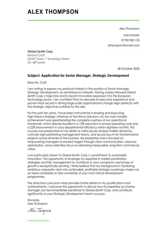 creative cover letter template