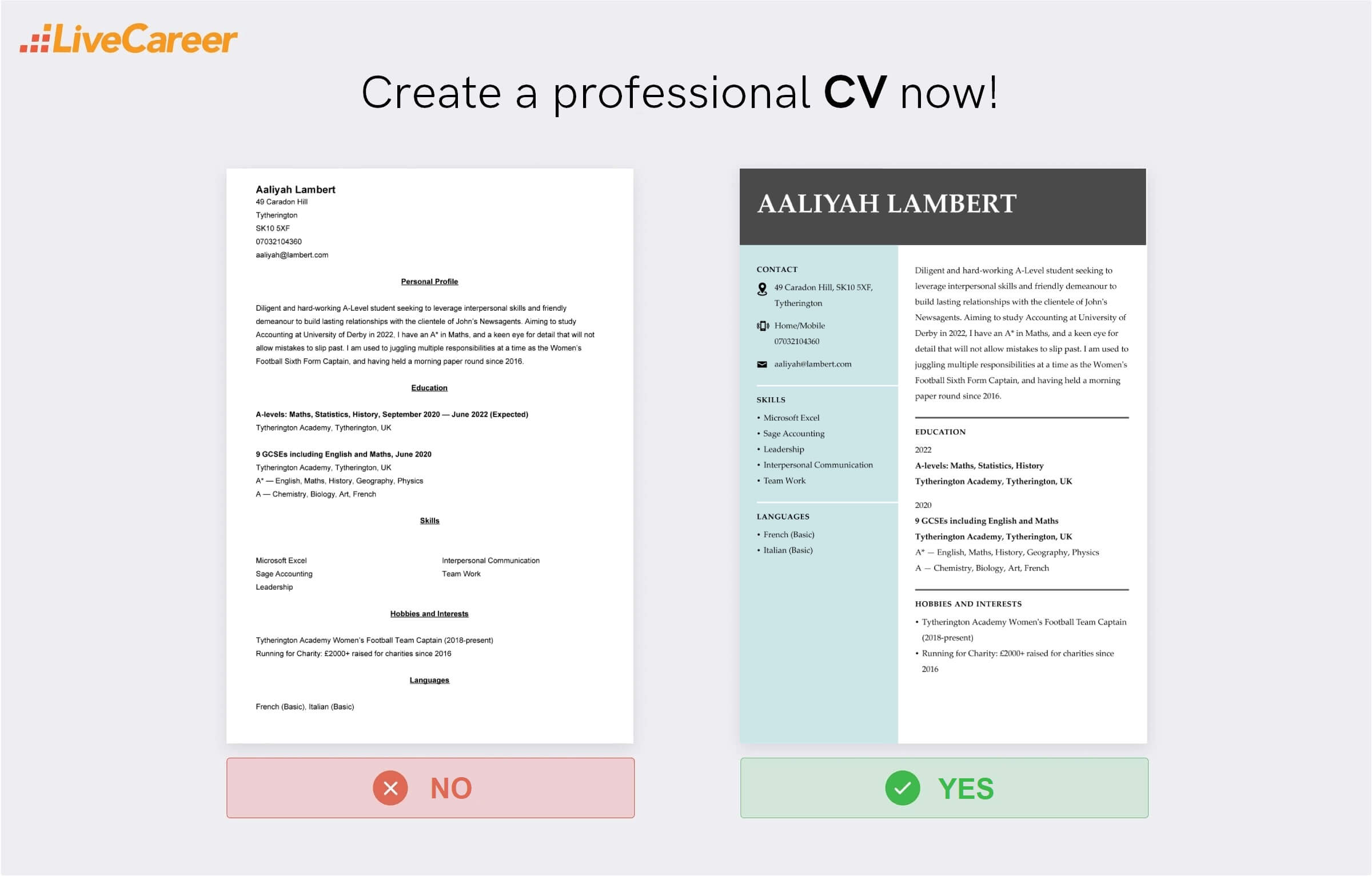 How To Write A CV For 16 Year Olds Templates 