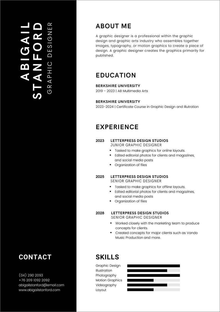 14 Free Cv Templates For The Uk To Download In 2023