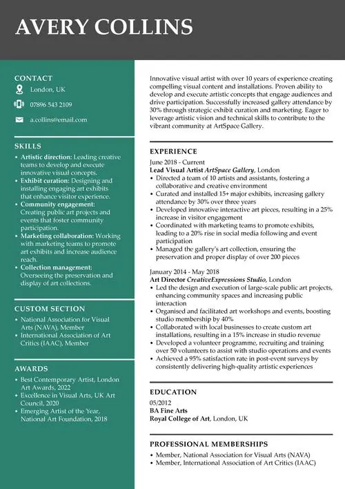 CV template