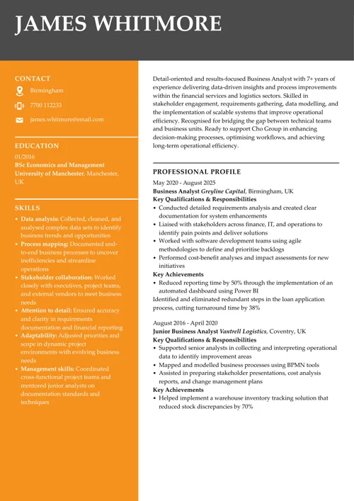 cv sample