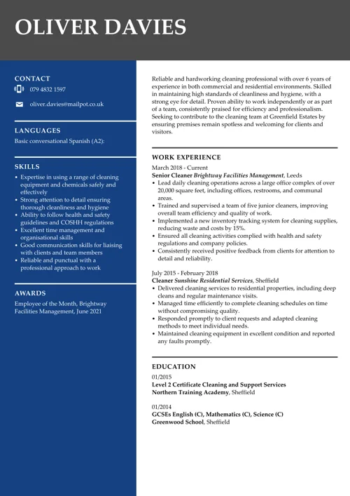 cv sample