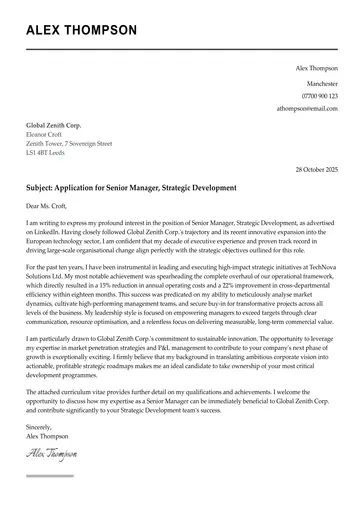 modern cover letter example