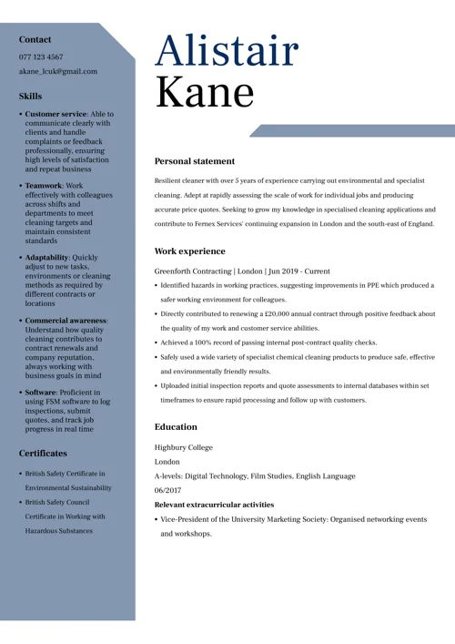 Perfect CV 