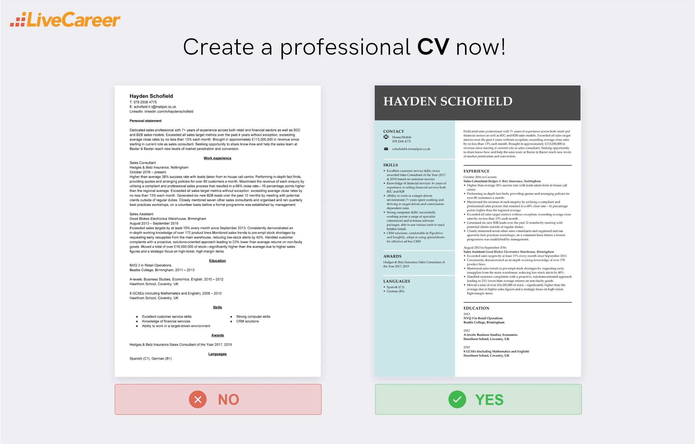 Sales CV: Examples & How to Write Expert Tips