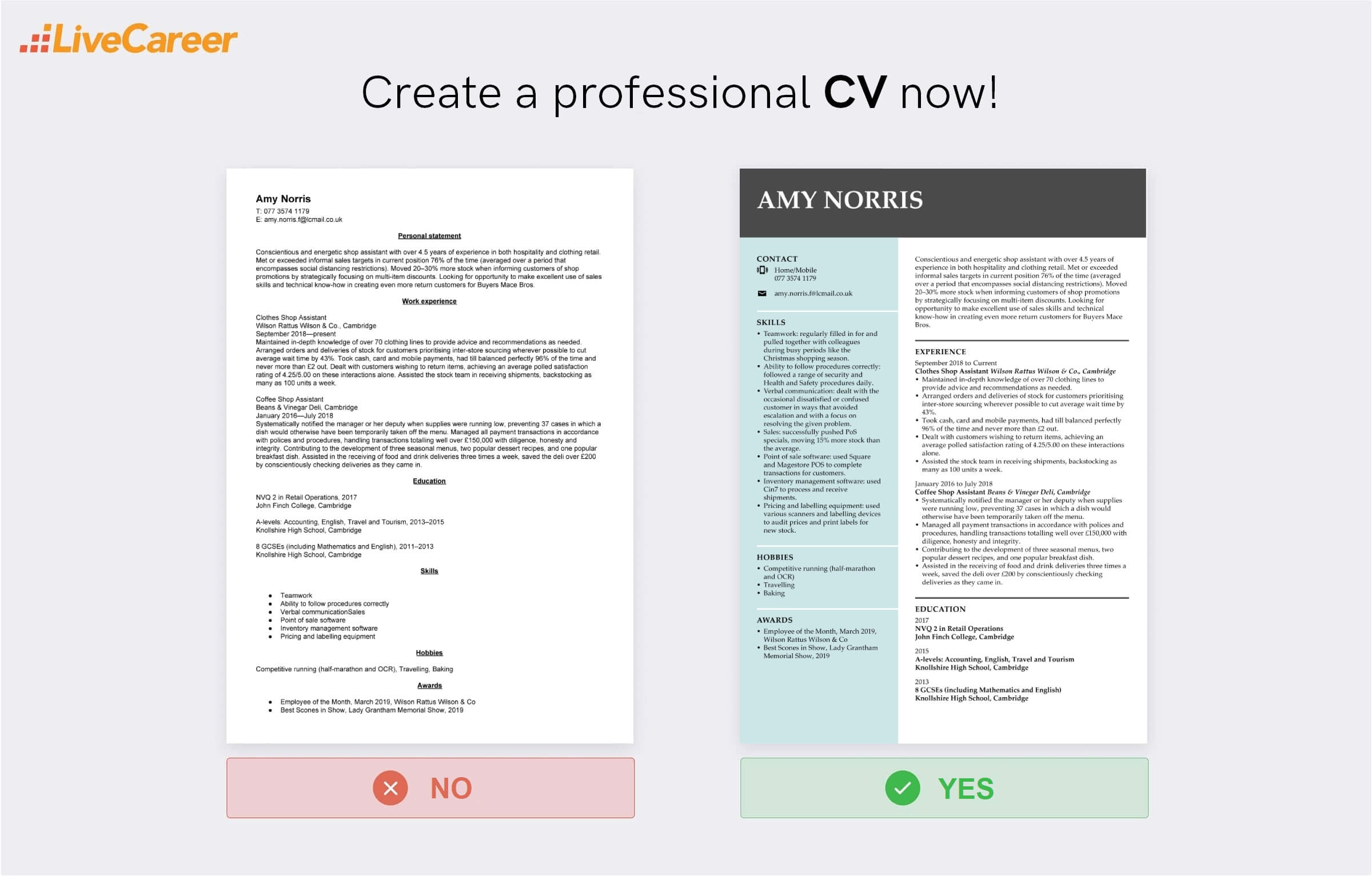 Shop Assistant CV Example And How To Write 10 Tips 